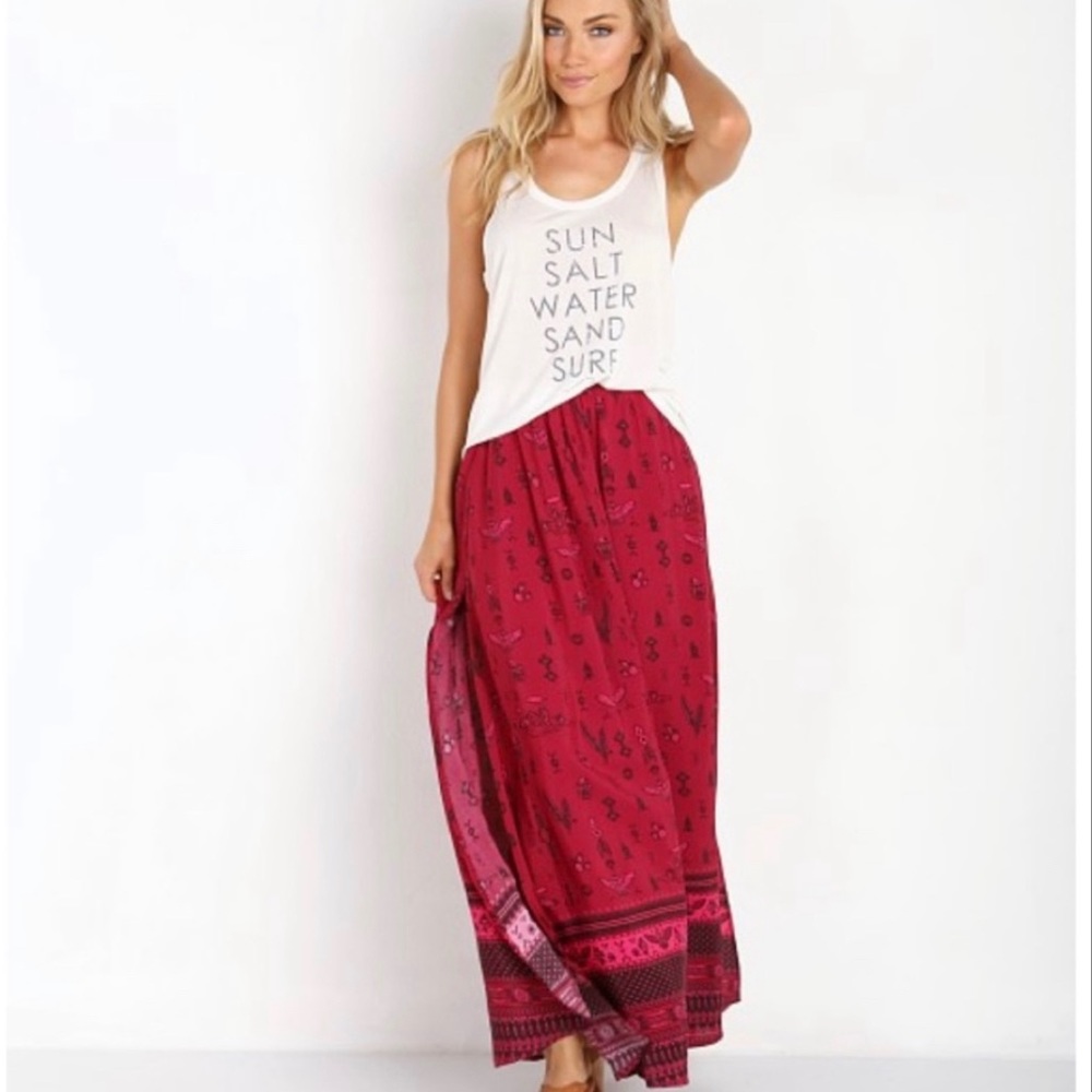 Rare Spell Phoenix skirt in magenta